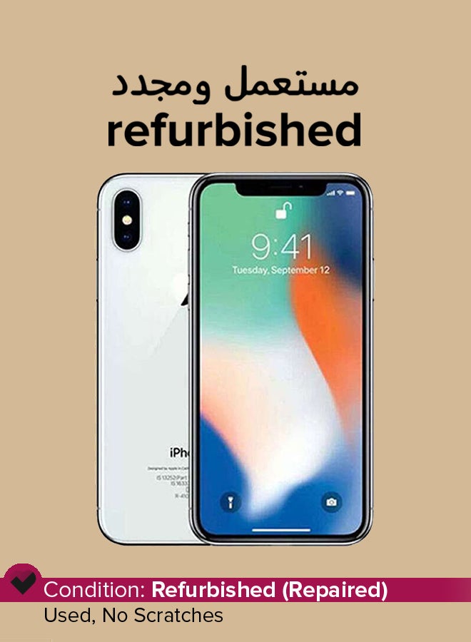 Apple Refurbished - iPhone X 64GB Silver 4G - International Version  - Image 1