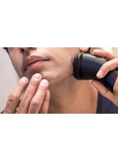 فيليبس ماكينة حلاقة AquaTouch 1000 ماكينة حلاقة كهربائية رطبة أو جافة باللون الأسود أسود  - Image 5