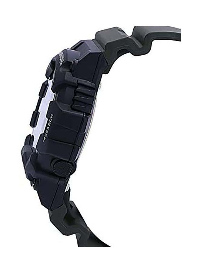 كاسيو ساعة يد رقمية وبعقارب وسوار من الراتينج طراز HDC-700-3AVDF - 33 مم - أخضر للرجال - Image 4