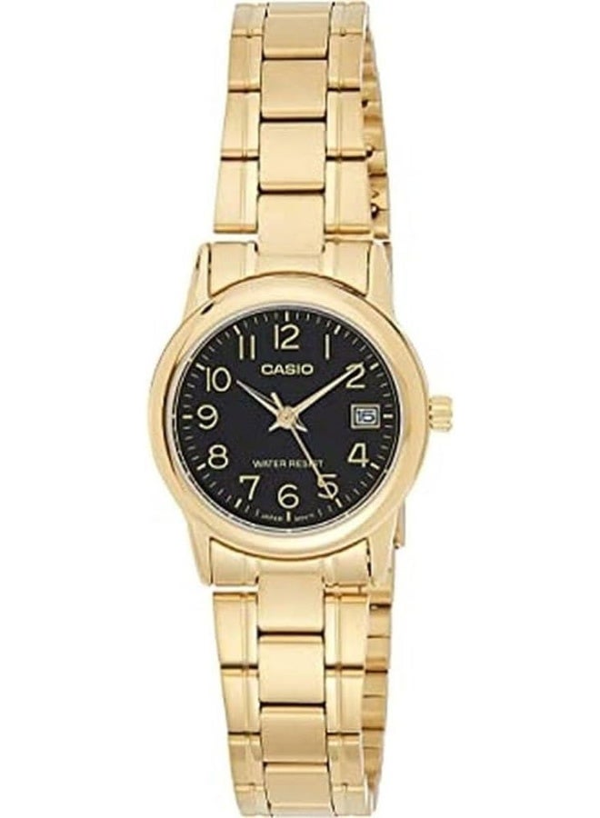CASIO - Women's Stainless Steel Analog Watch LTP-V002G-1BUDF - Image 1
