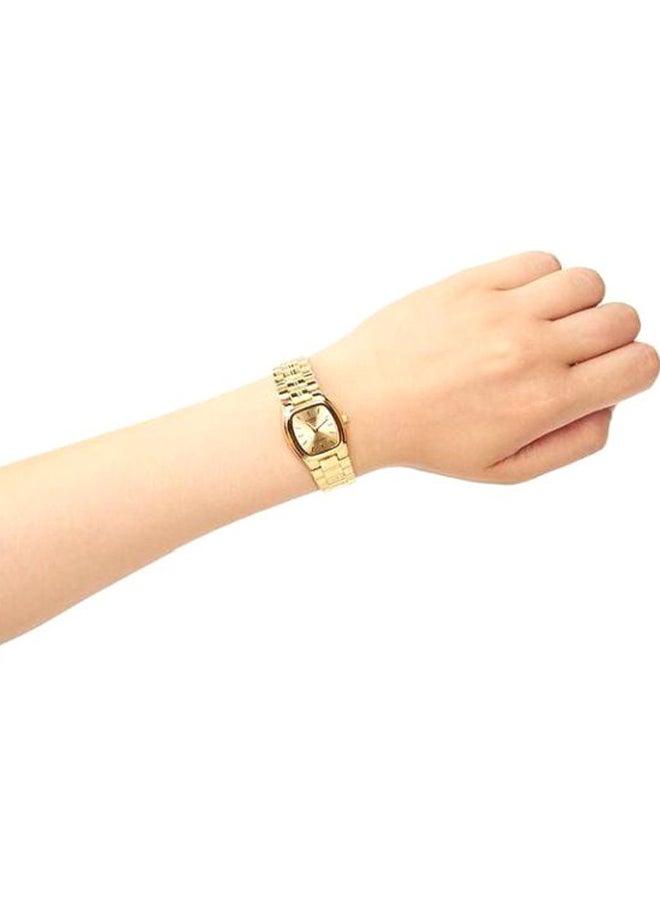 CASIO Women's Stainless Steel Analog Wrist Watch LTP-1169N-9ARDF - 22 mm - Gold - Image 5