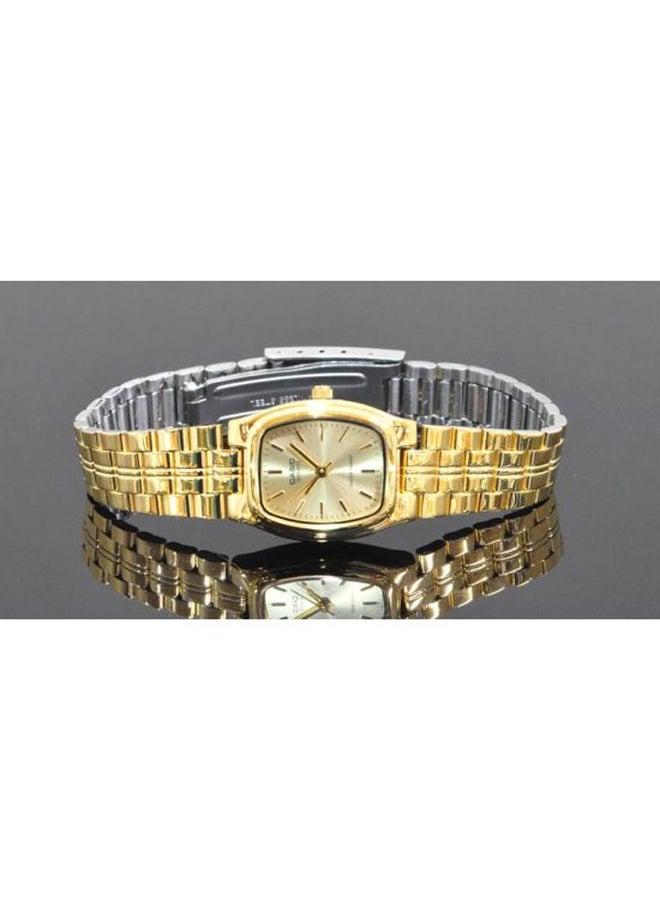 CASIO Women's Stainless Steel Analog Wrist Watch LTP-1169N-9ARDF - 22 mm - Gold - Image 4
