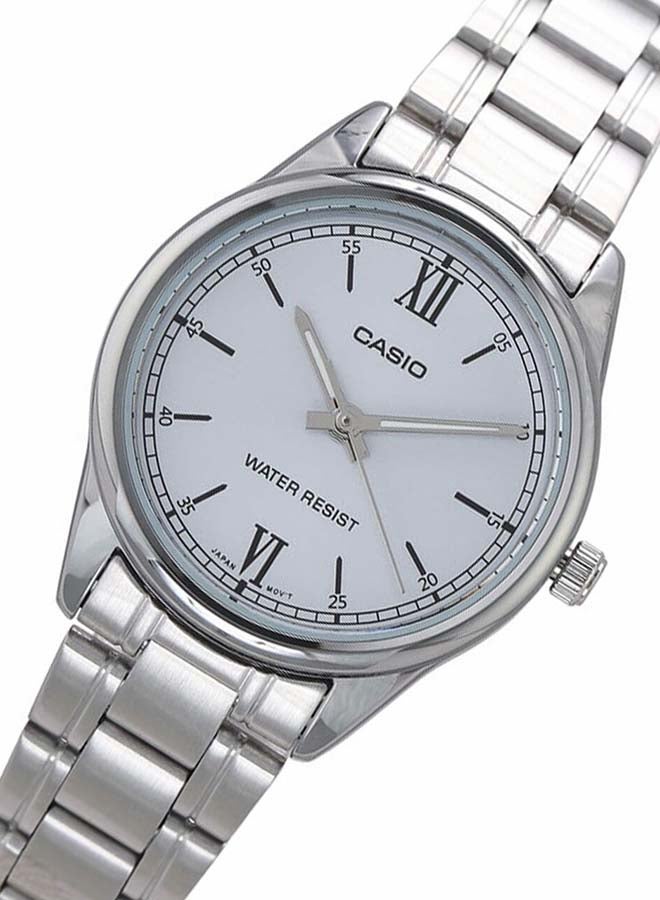 CASIO Women's Stainless Steel Analog Wrist Watch LTP-V005D-2B3UDF - Image 4