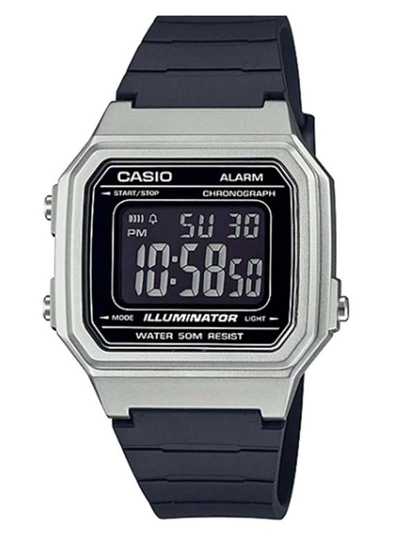 كاسيو ساعة يد رقمية بسوار من الراتينج طراز W-217HM-7BVDF للرجال - Image 1