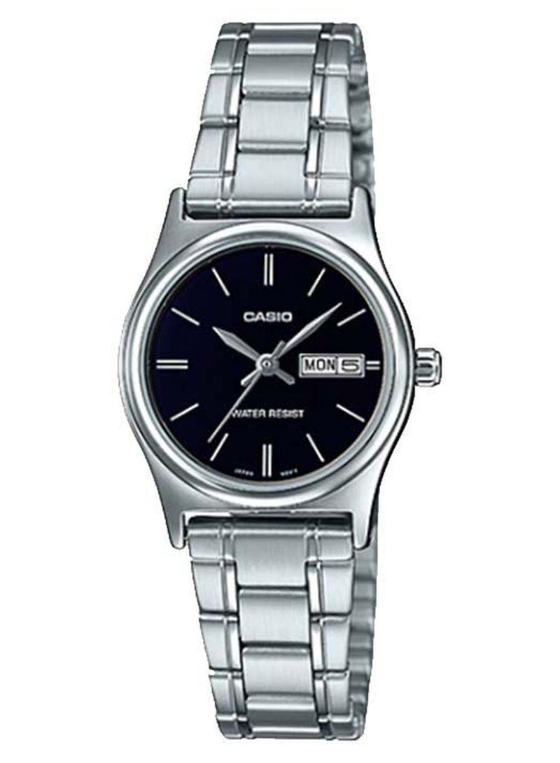 CASIO Women's Stainless Steel Analog Wrist Watch LTP-V006D-1B2UDF - Image 1