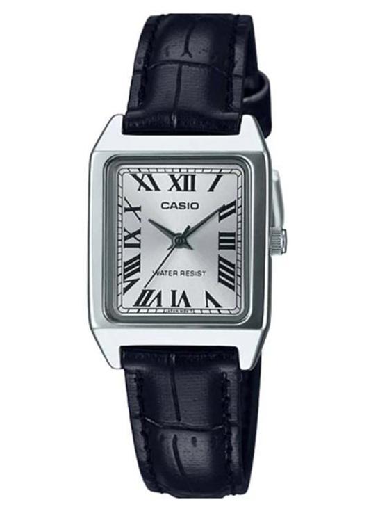 CASIO Women's Leather Analog Wrist Watch LTP-V007L-7B1UDF - Image 1