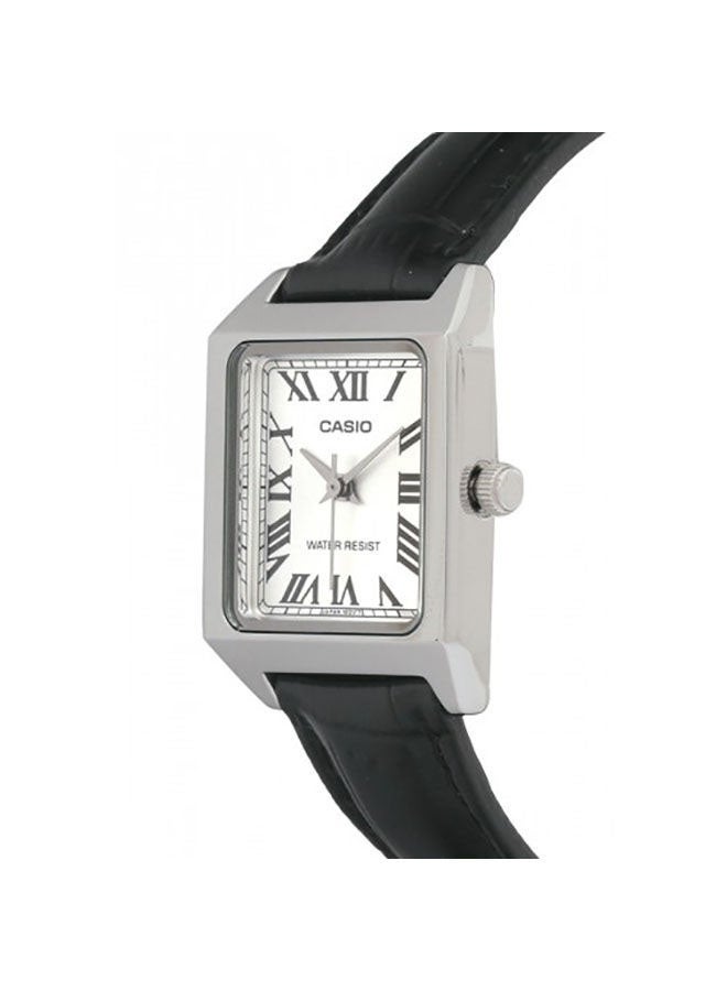 كاسيو ساعة يد بعقارب وسوار من الجلد طراز LTP-V007L-7B1UDF للنساء - Image 3