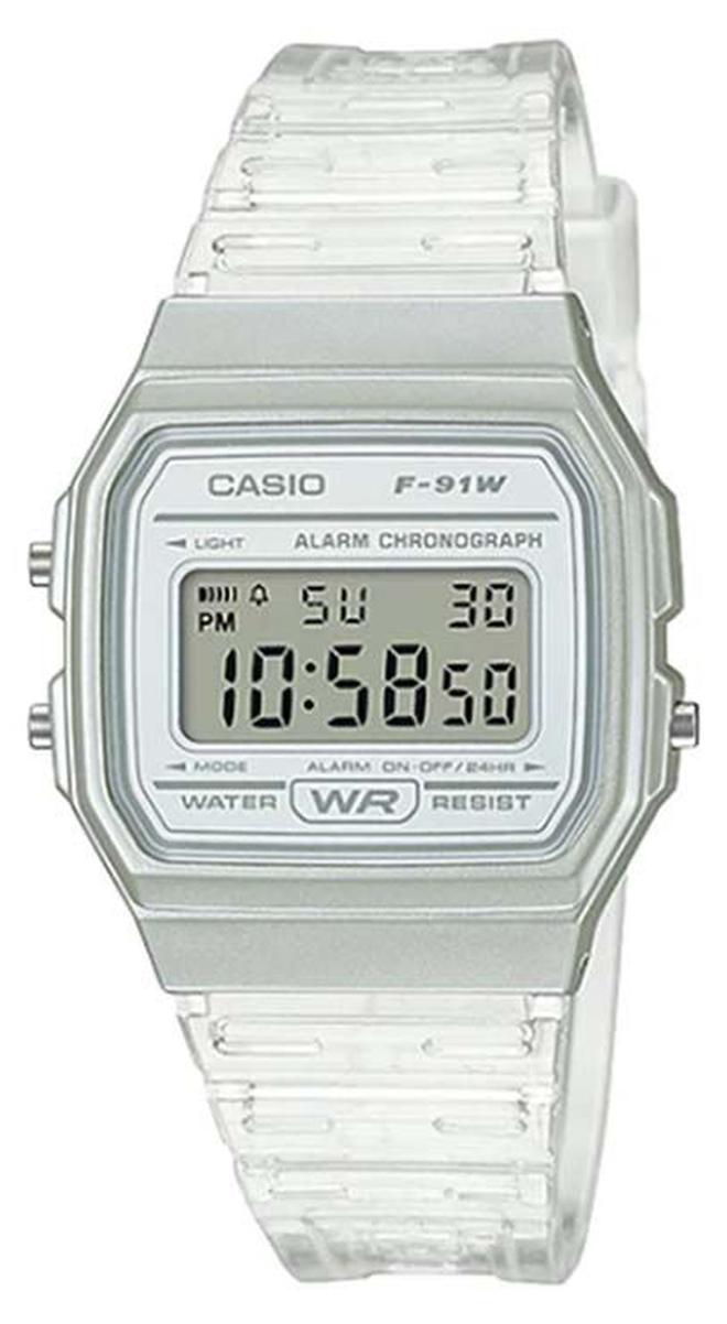 كاسيو ساعة يد رقمية للشباب طراز F-91WS-7DF - Image 1