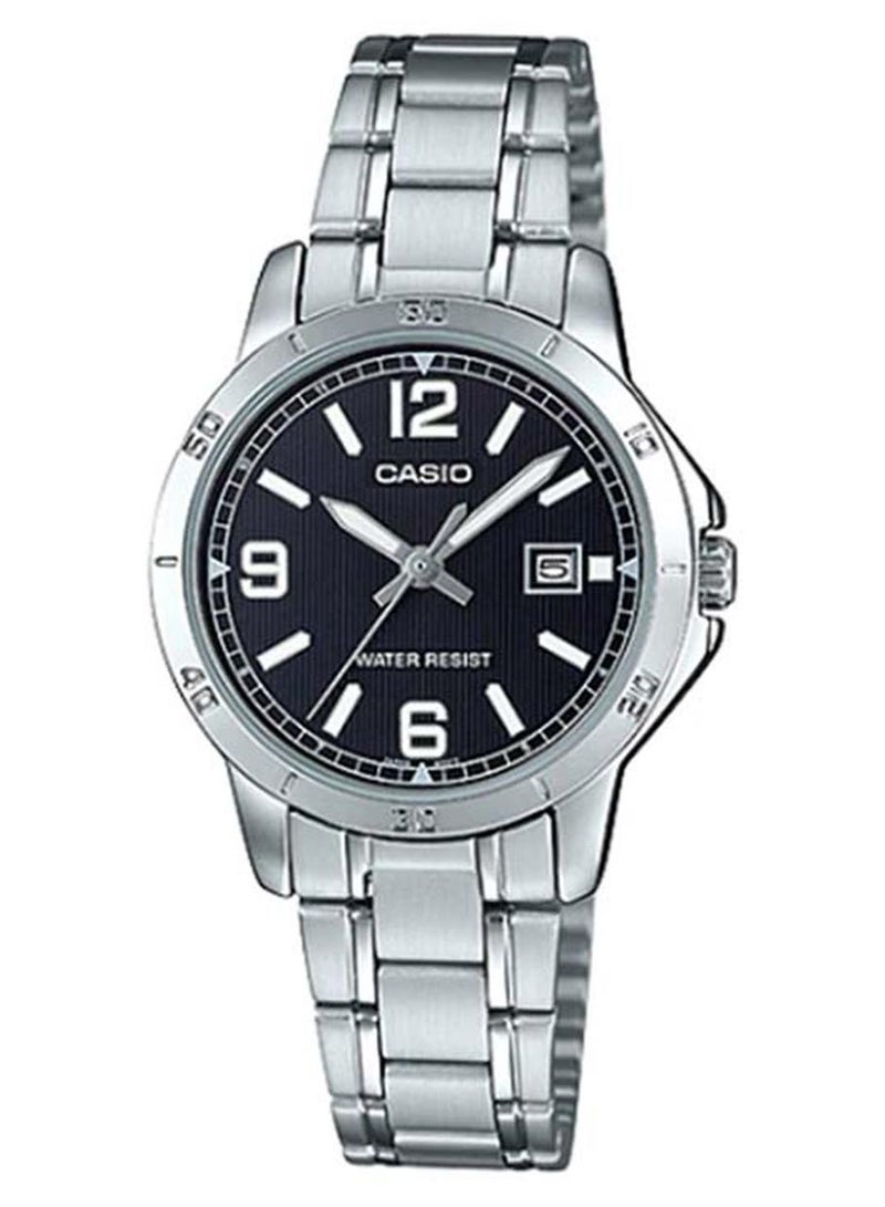 CASIO Women's Stainless Steel Analog Wrist Watch LTP-V004D-1B2UDF - Image 1