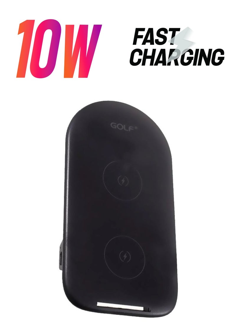 GOLF SPACE Wireless Mobile Phone Charger Black  - Image 1