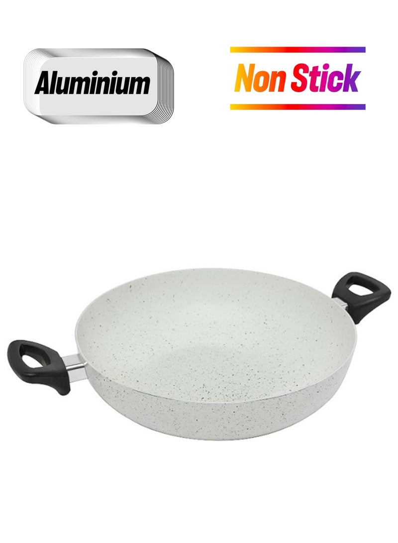 Aluminium Wok Pan White 24cm - pnsku/N40133040A/45/_/1739788867/d0c63830-9da2-45af-9cdc-c7d1564b625d