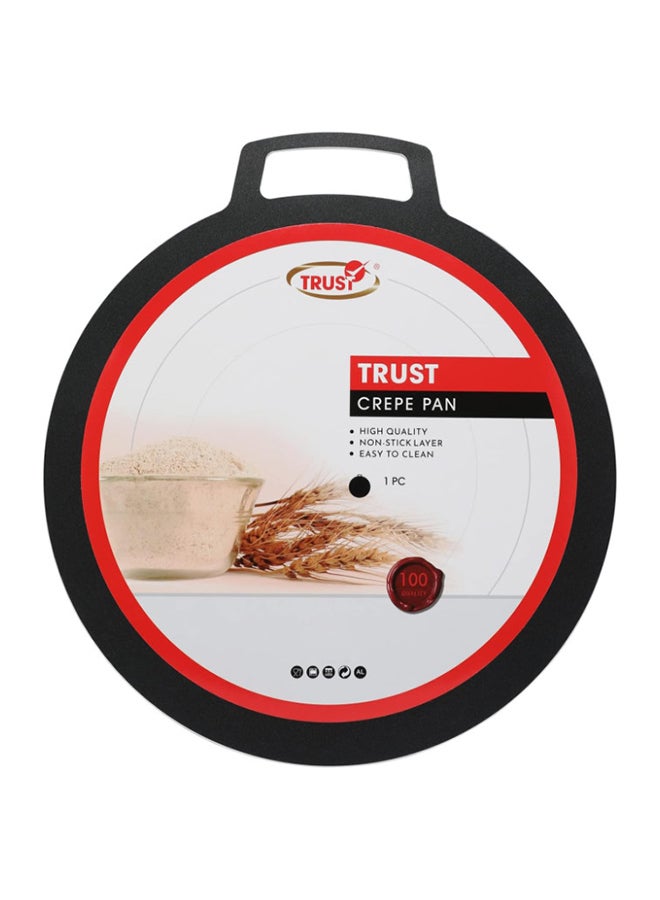 Trust - Aluminium Crepe Pan Black 45cm - Image 1