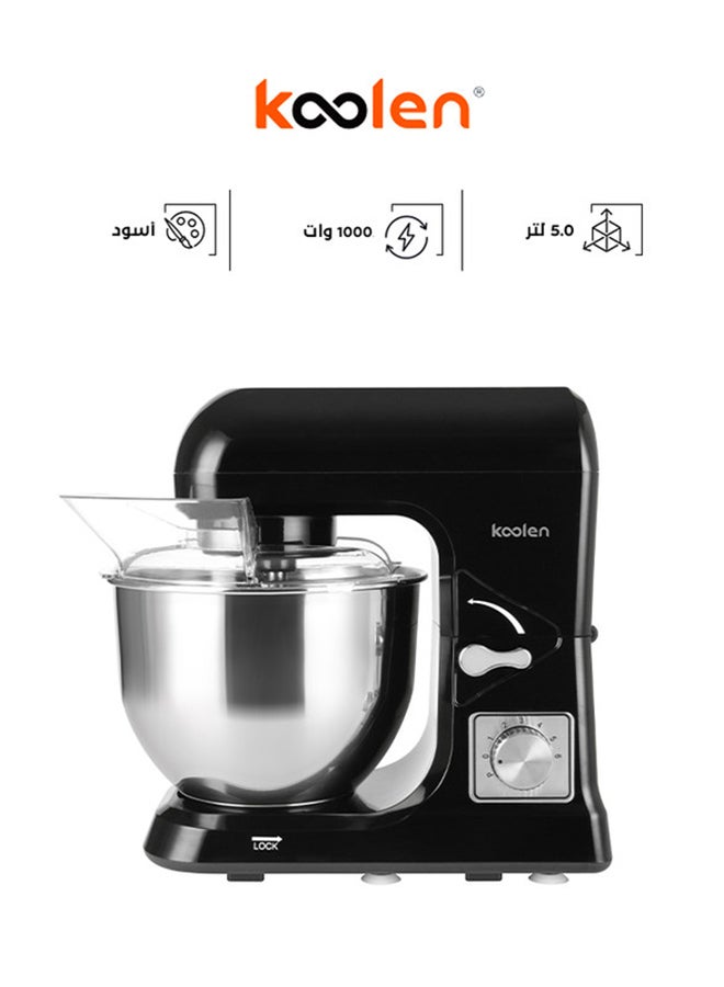 KOOLEN Stand Mixer 5 L 1000 W 801113002 Black - Image 1
