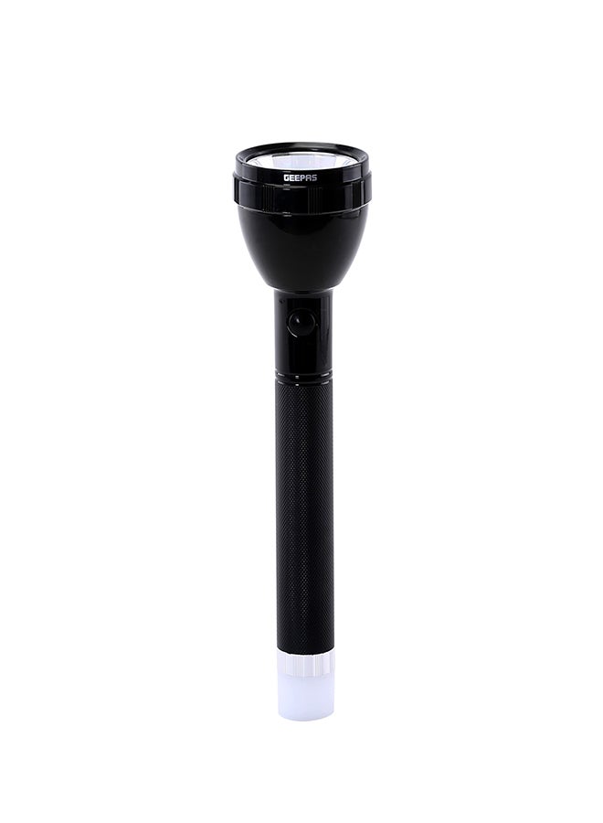 GEEPAS Rechargeable LED Flashlight Black ‎5.6x30.8x10.6cm  - Image 2