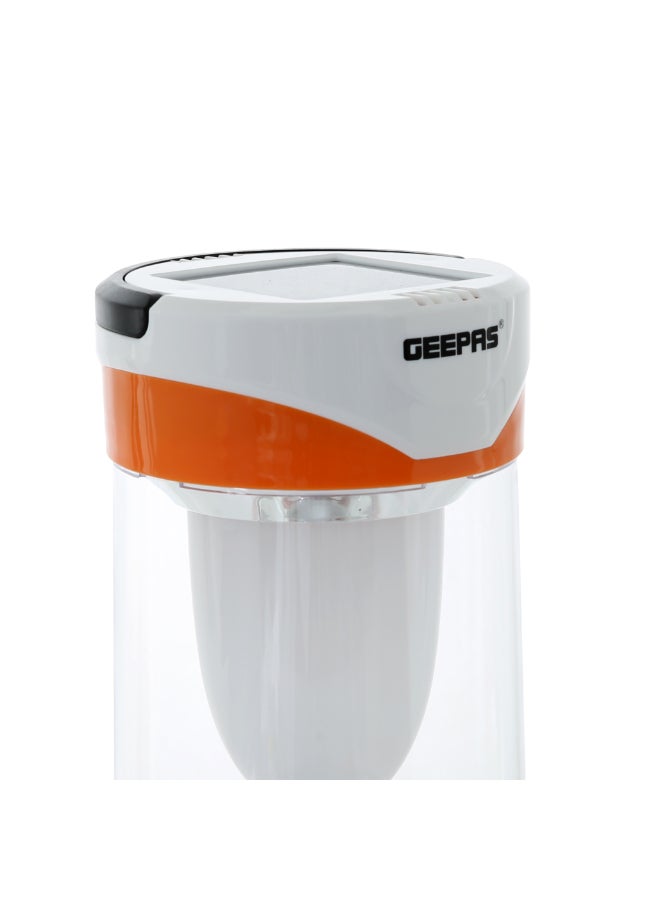 GEEPAS - Rechargeable Solar LED Emergency Lantern - Multi-Functional Camping Emergency Lantern | Solar Lantern, 25 Hours Working| Perfect for Power Outages Assorted 24.6cm - Image 1