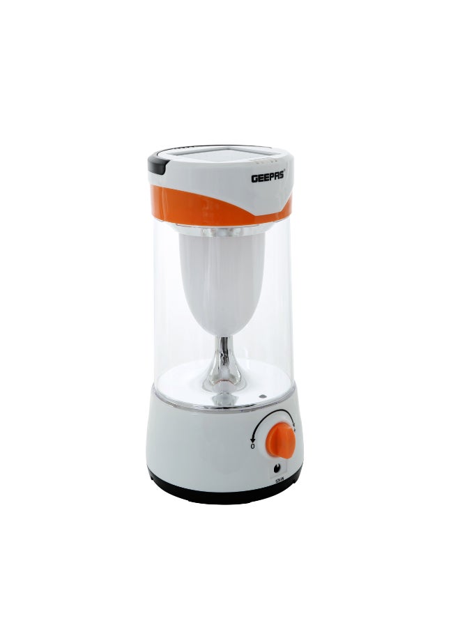GEEPAS - Rechargeable Solar LED Emergency Lantern - Multi-Functional Camping Emergency Lantern | Solar Lantern, 25 Hours Working| Perfect for Power Outages Assorted 24.6cm - Image 1