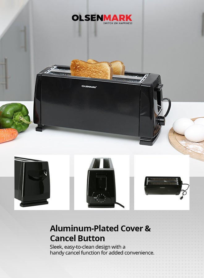 أولسنمارك ماكينة تحميص الخبز 1400 W OMBT2399 أسود - Image 4