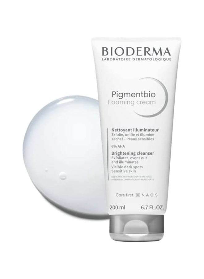 Bioderma Pigmentbio Foaming Cream Brightening Cleanser 200ml - Image 2