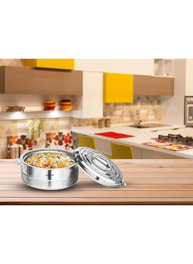 Fortuner Stainless Steel Casserole Silver 2.05Liters - pnsku/N40223206A/45/_/1733133568/41eb9e24-7b0f-4f44-90bf-170a46068ef7