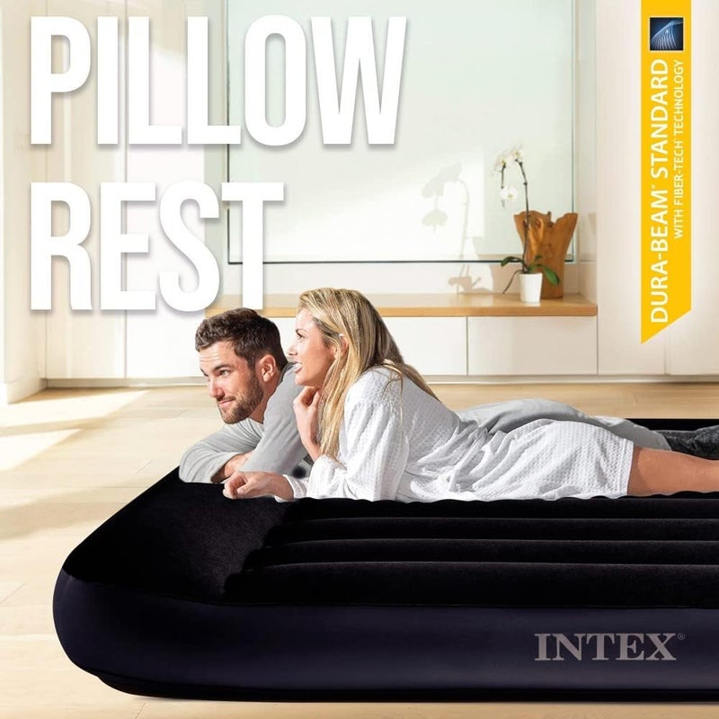 Intex Full Pillow Rest Classic Airbed Fiber Multicolour - Image 2