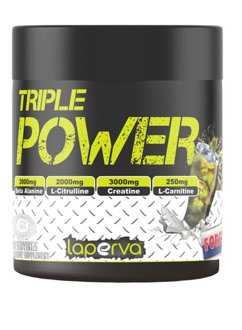 Triple Power Pre-Workout Supplement - Energy  Flavor -30 Servings 300 gm