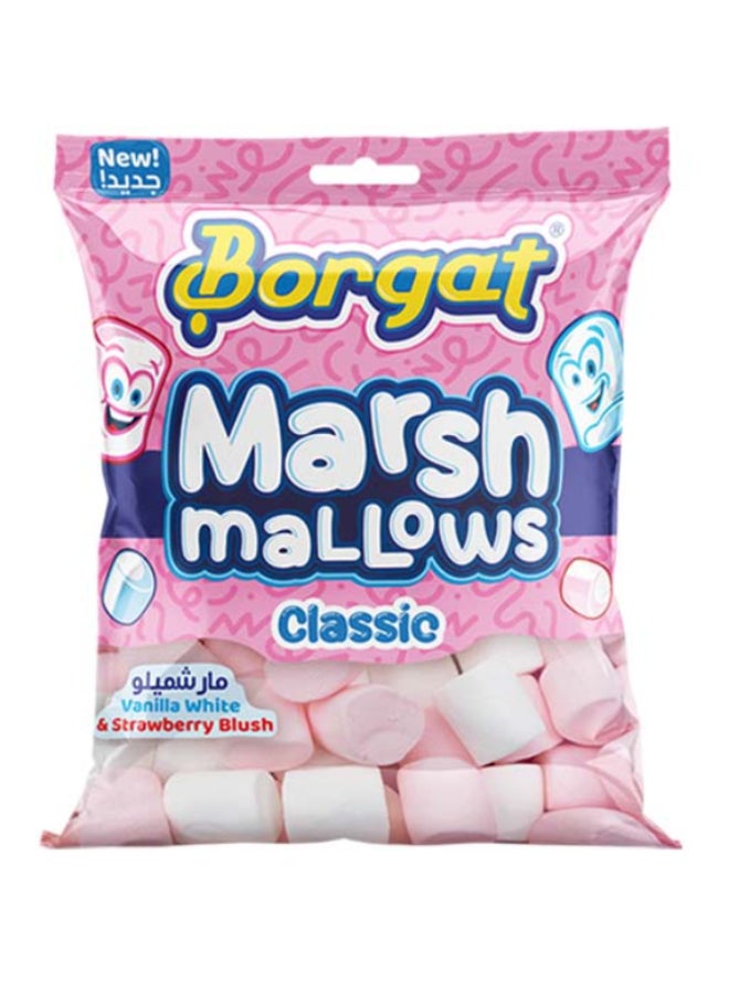 قطع المارشميلو باللونين الوردي والأبيض 150جرام