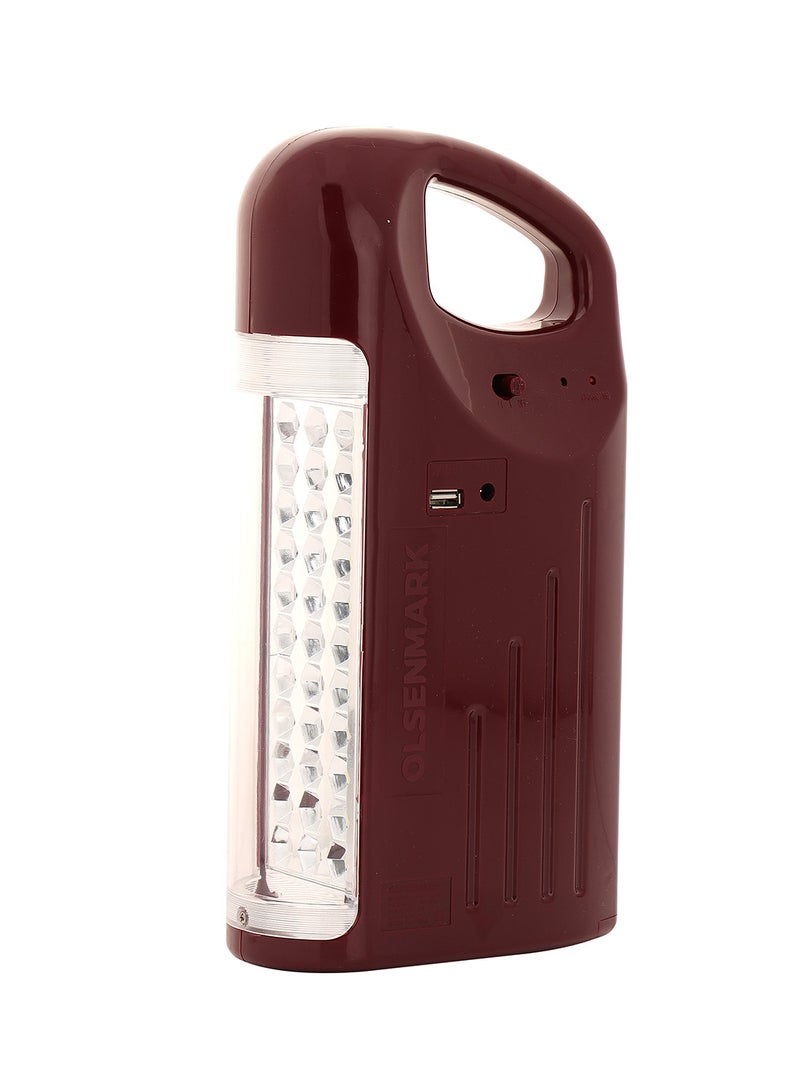 Olsenmark - 2 In 1 Rechargeable LED Emergency Light And Flashlight Torch Multicolour - Image 1