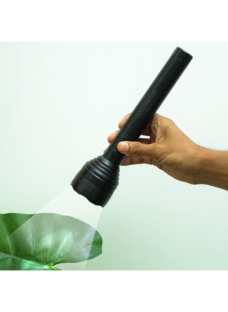 Olsenmark - 2 In 1 Rechargeable LED Emergency Light And Flashlight Torch Multicolour - Image 1