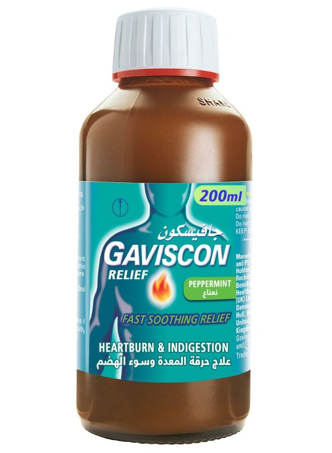 GAVISCON Pepprmint Liquid 200ml 