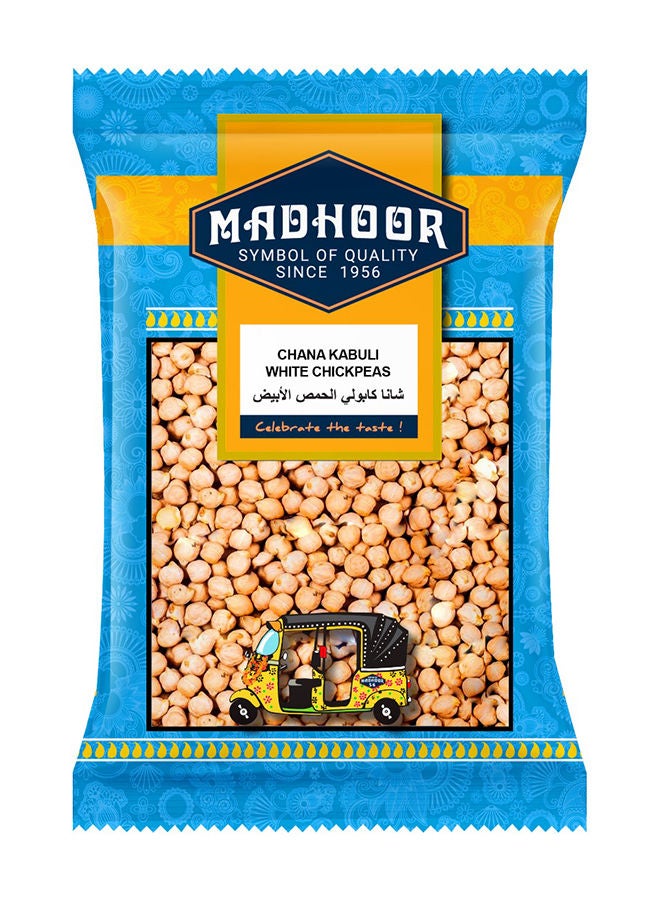 Madhoor Chana Kabuli White Chickpeas 500grams  - Image 1