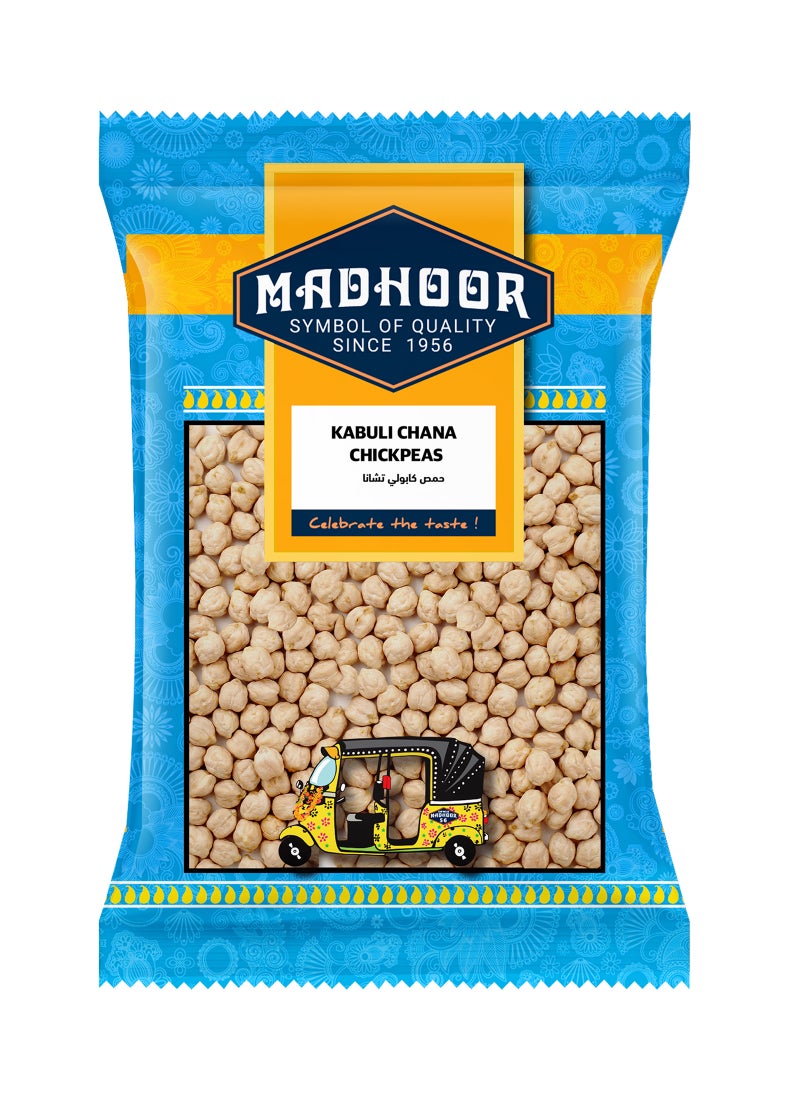 Madhoor Chana Kabuli White Chickpeas 500grams - Image 1