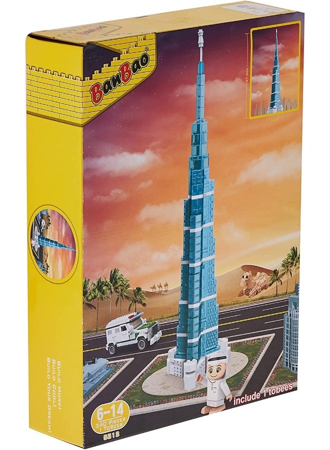 BanBao 340-Piece Burj Khalifa Crystal Building Toy Set - Packaging May Vary- Assorted  - Image 2