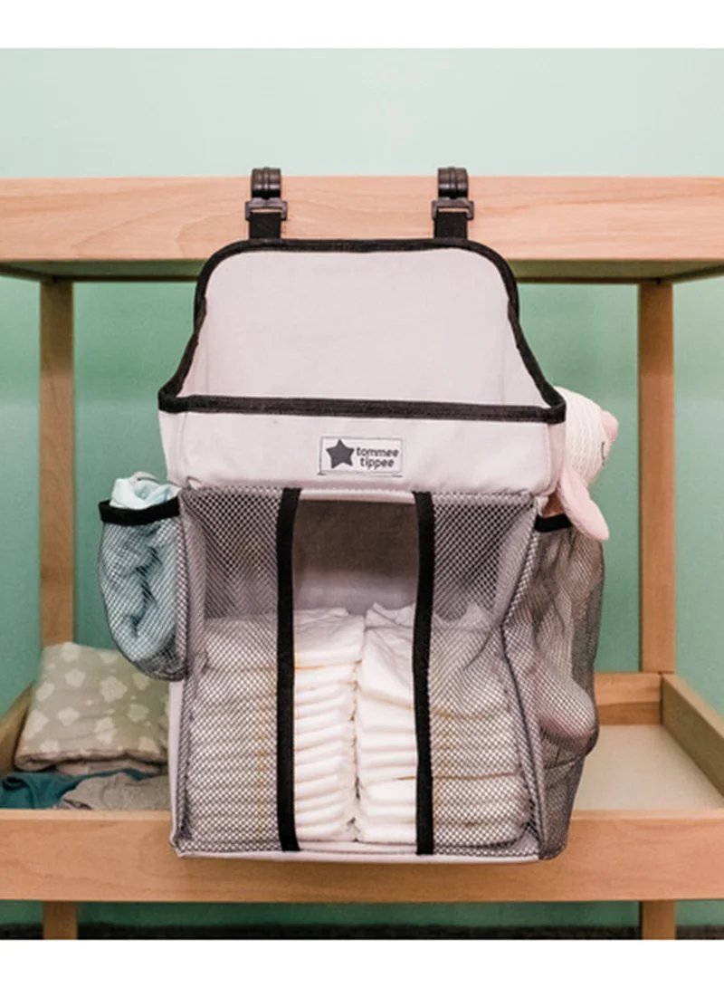 tommee tippee Nappy Caddy, Changing Table Nappy Organiser CaddyFor Nursery, Grey