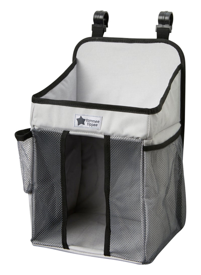 tommee tippee - Nappy Caddy, Changing Table Nappy Organiser CaddyFor Nursery, Grey - Image 1