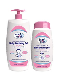 Cool & Cool Baby Washing Gel 500ml+250ml Free  - Image 1