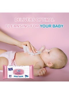 Cool & Cool Extra Large Baby Wipes 84 Sheets Pack Of 4  - Image 4