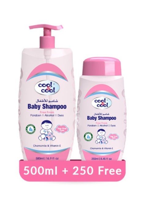 Baby Shampoo 500ml + 250ml Free