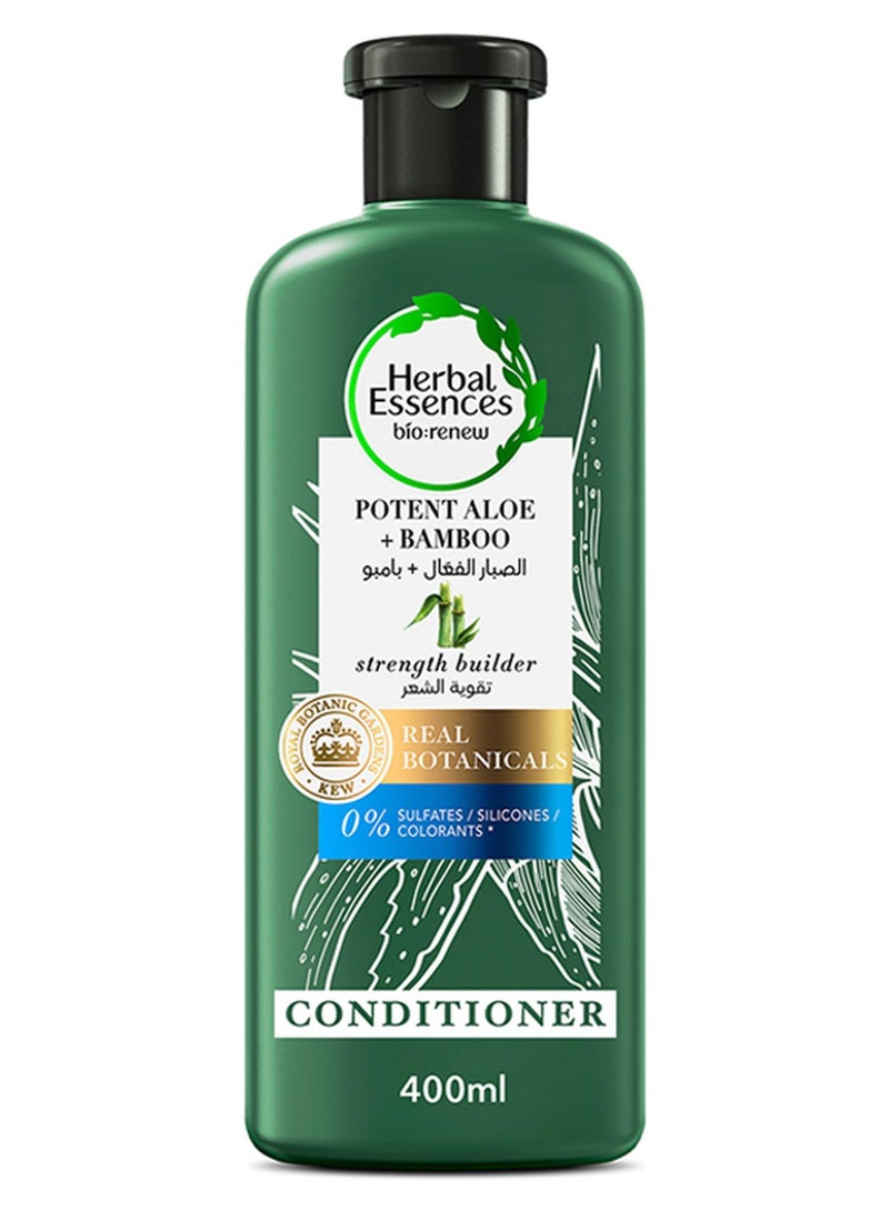 هربل إيسنسز بلسم طبيعي لتقوية الشعر وخالي من الكبريتات والصبار والخيزران للشعر الجاف 400 مل 400ملليلتر - Image 1