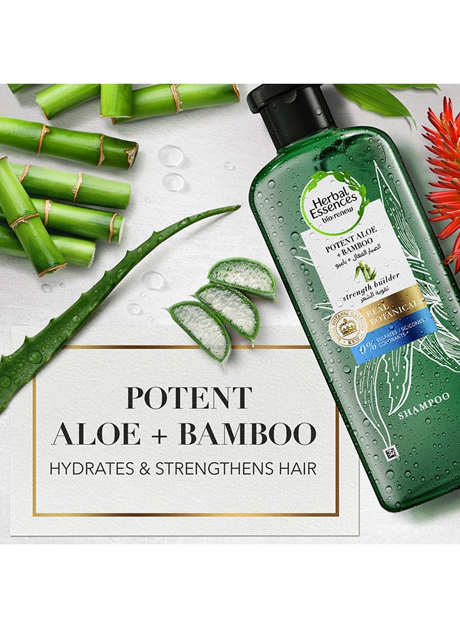 Herbal Essences Sulfate Free Aloe And Bamboo Shampoo With Conditioner 400ml+400ml - Image 2