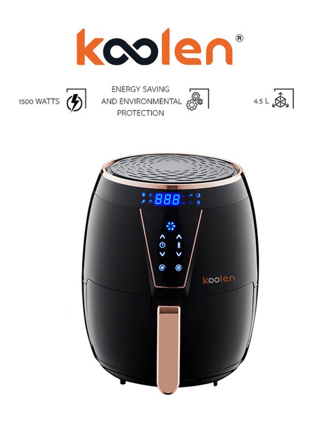 KOOLEN Air Fryer 2000W 4.5 L 1500 W 816102005 Black  - Image 1