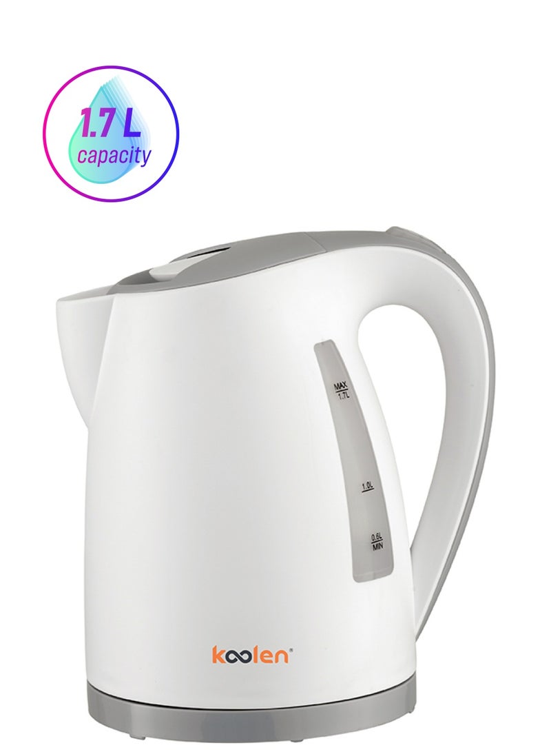 KOOLEN Electric Kettle  2200W 1.7 L 2200 W 800102014 White/Silver 