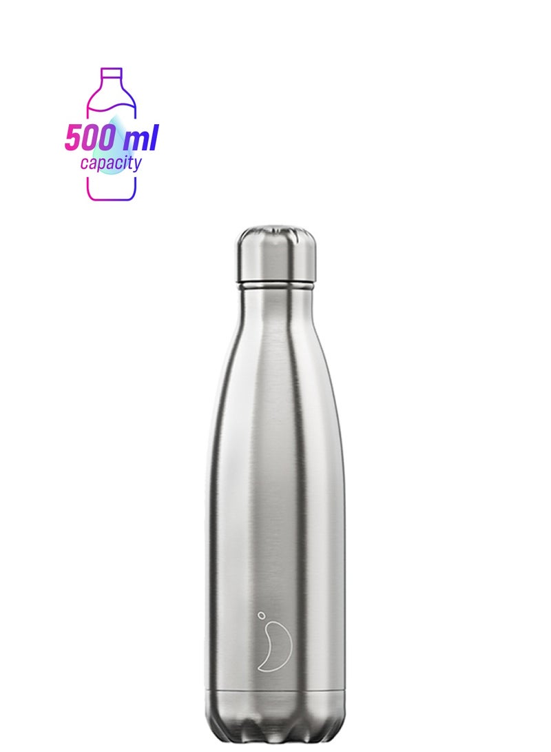 تشيليز زجاجة مياه فضي