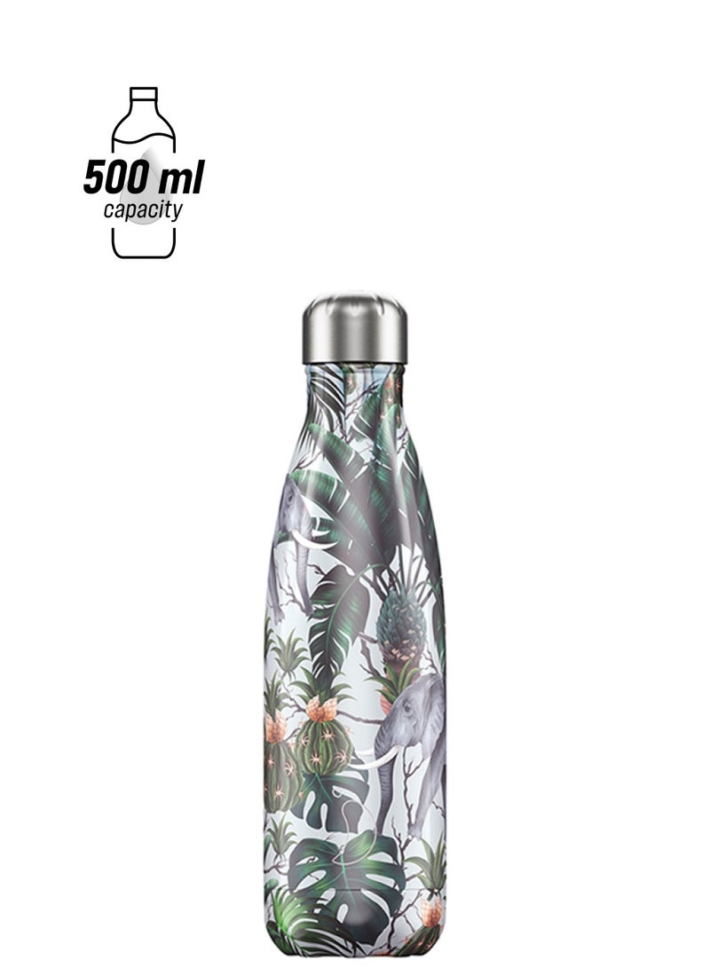 تشيليز زجاجة مياه تروبيكال نمط على شكل فيل