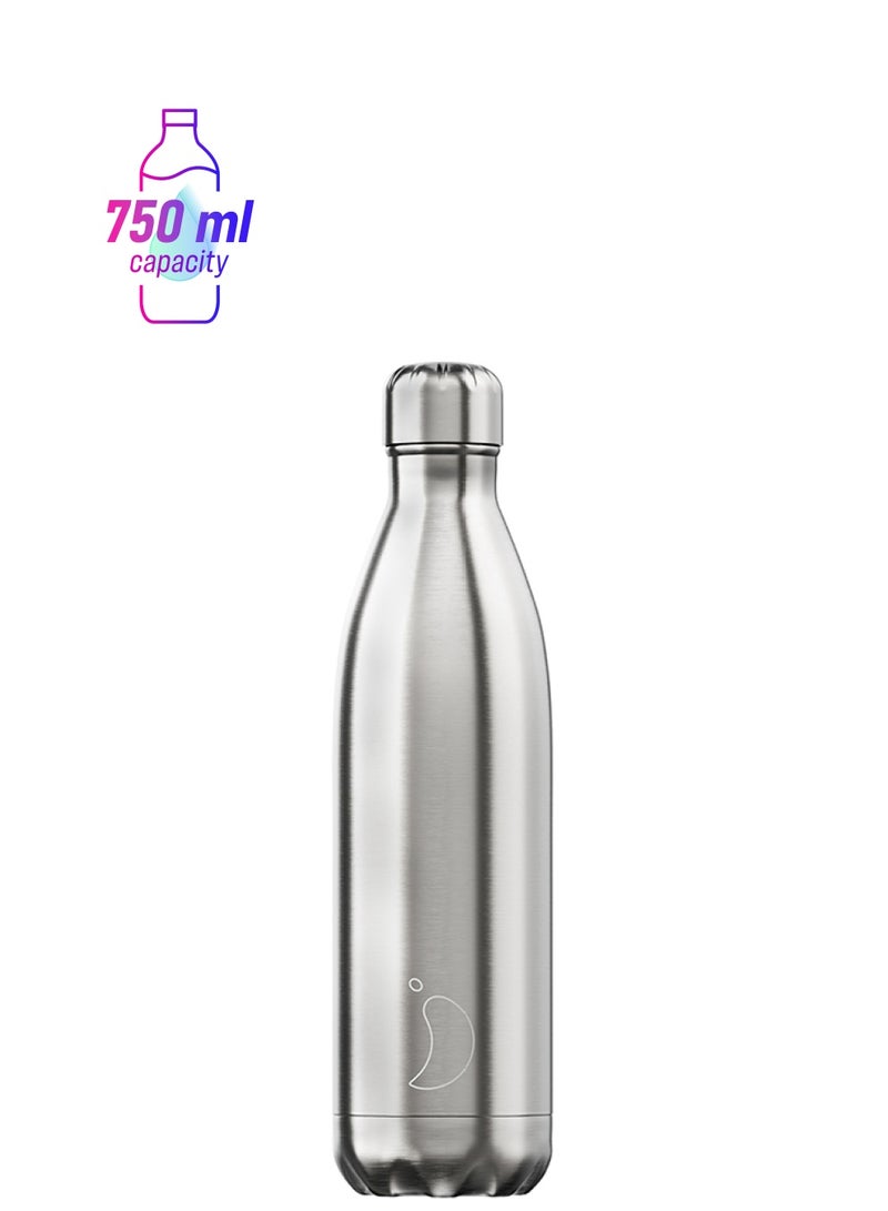 تشيليز زجاجة مياه فضي