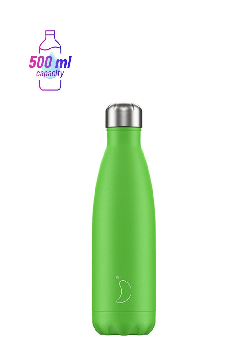 تشيليز زجاجة مياه نيون . أخضر