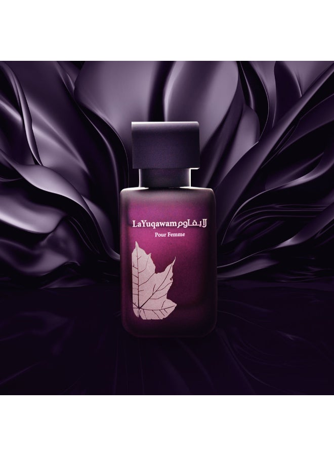 Rasasi La Yuqawam Perfume For Women Eau De Parfum 75ml  - Image 4