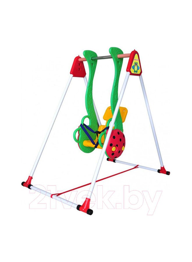 تشينج تشينج لعبة أرجوحة بتصميم مستوحى من مسلسل الرسوم المتحركة 'Ladybug' للأطفال - Image 1