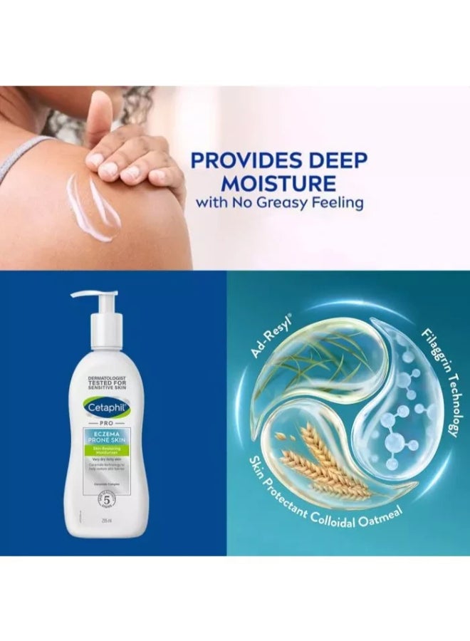 Cetaphil - Soothing Moisturizer, For Eczema Prone Skin, For Dry, Itchy, Irritated Skin, 24Hr Hydration, No Added Fragrance Clear 295ml - Image 1