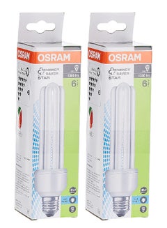 Osram Pack Of 2 CFL T4 Stick 23W Day Screw Set White  - Image 3