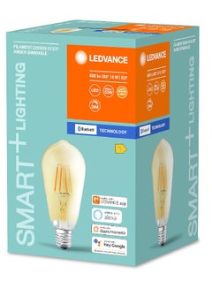LEDVANCE Ledvance Led Lamp, Base: E27, Warm White, 2500 K, 5.50 W, Replacement For 45 W Incandescent Bulb, Smart+ Filament Edison Dimmable Energy Efficiency Class White  - Image 2
